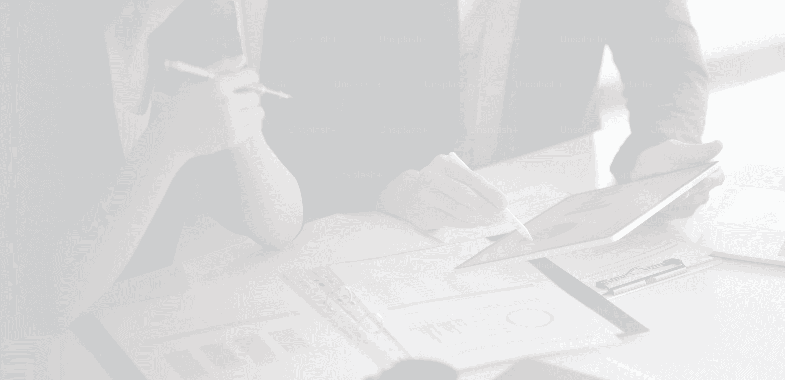 Advisors reviewing documents together